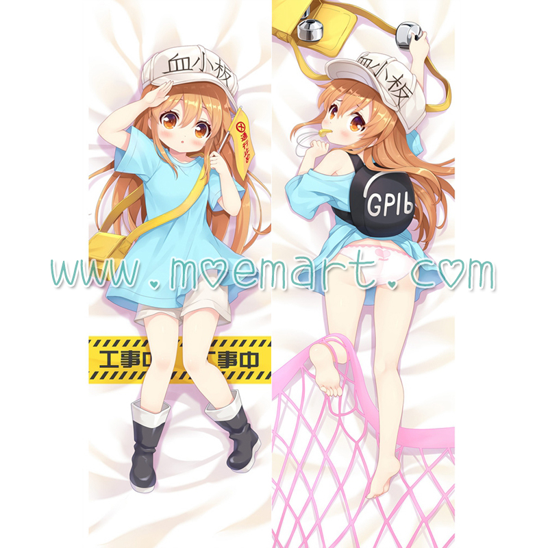 Cells at Work! Hataraku Saibou Dakimakura Kesshouban Body Pillow Case