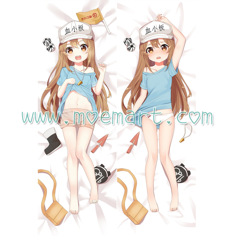 Cells at Work! Hataraku Saibou Dakimakura Kesshouban Body Pillow Case 03