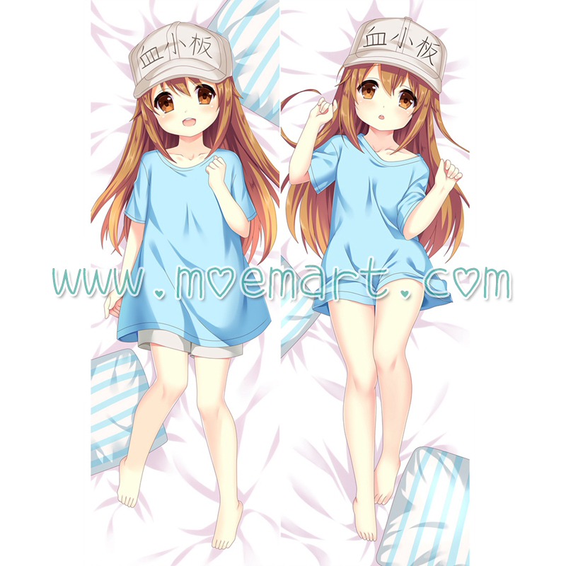 Cells at Work! Hataraku Saibou Dakimakura Kesshouban Body Pillow Case 04