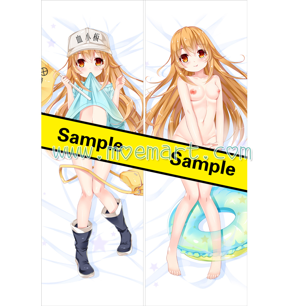 Cells at Work! Hataraku Saibou Dakimakura Kesshouban Body Pillow Case 06