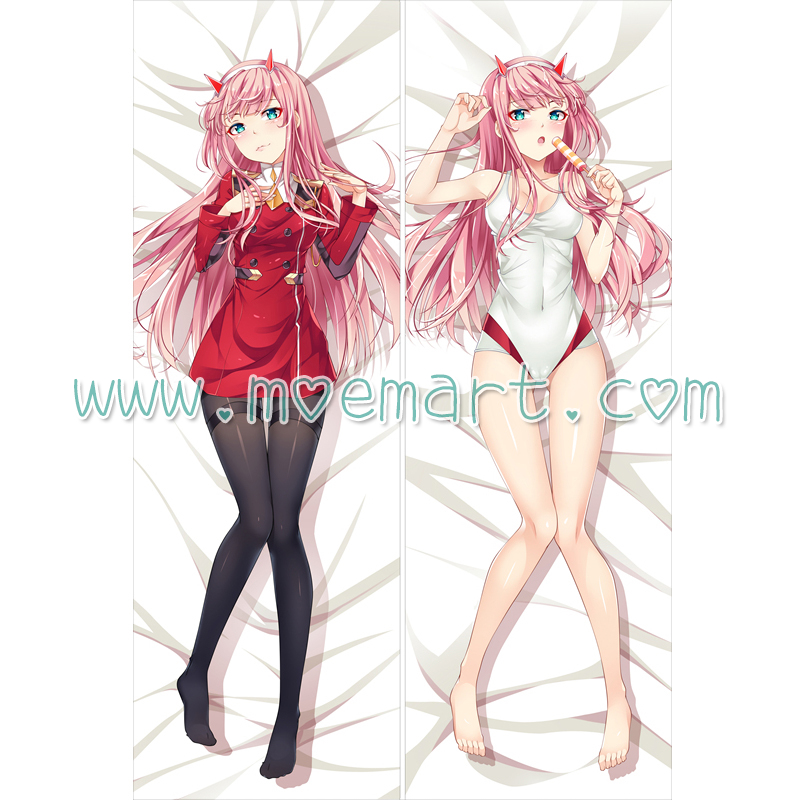 DARLING in the FRANXX Dakimakura Zero Two 02 Body Pillow Case 3