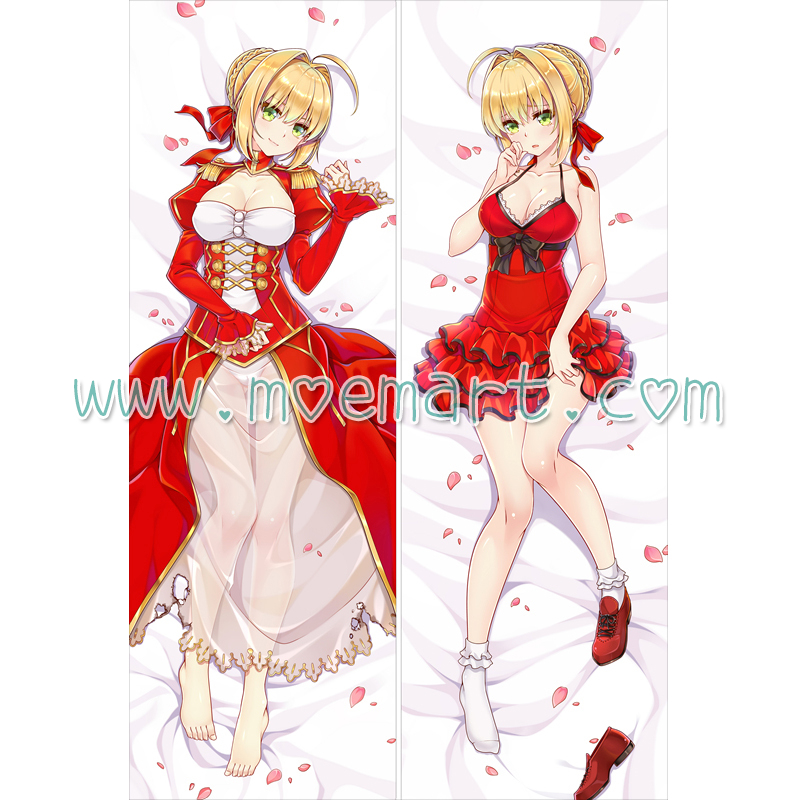 Fate/Grand Order Dakimakura Saber Nero Claudius Drusus Body Pillow Case