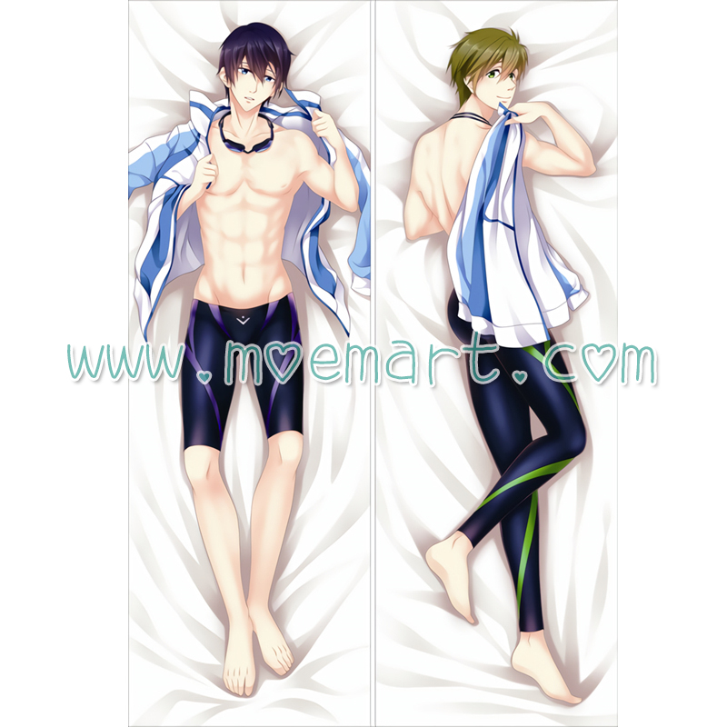 Free Dakimakura Haruka Nanase Makoto Tachibana Body Pillow Case