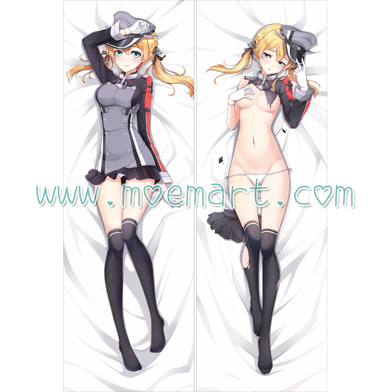 Kantai Collection KanColle Dakimakura Prinz Eugen Body Pillow Case 02