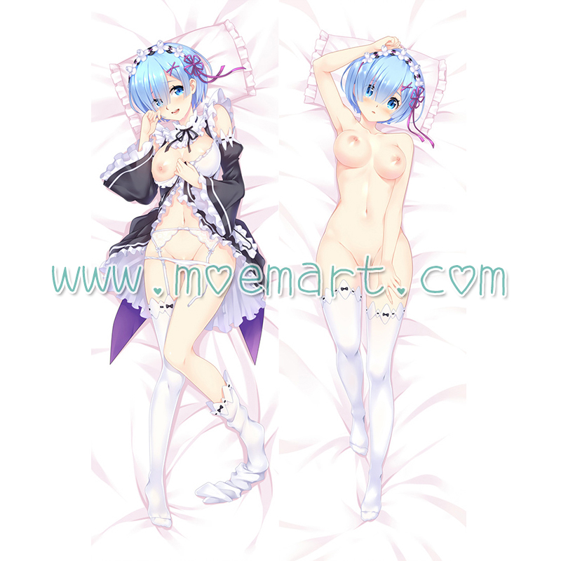 Re:Zero Dakimakura Rem Body Pillow Case 04