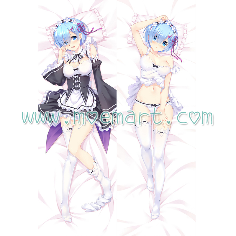 Re:Zero Dakimakura Rem Body Pillow Case 03