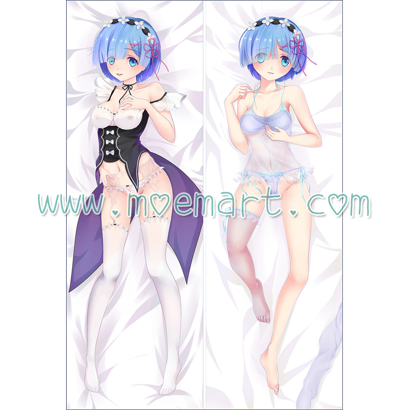 Re:Zero Dakimakura Rem Body Pillow Case 08