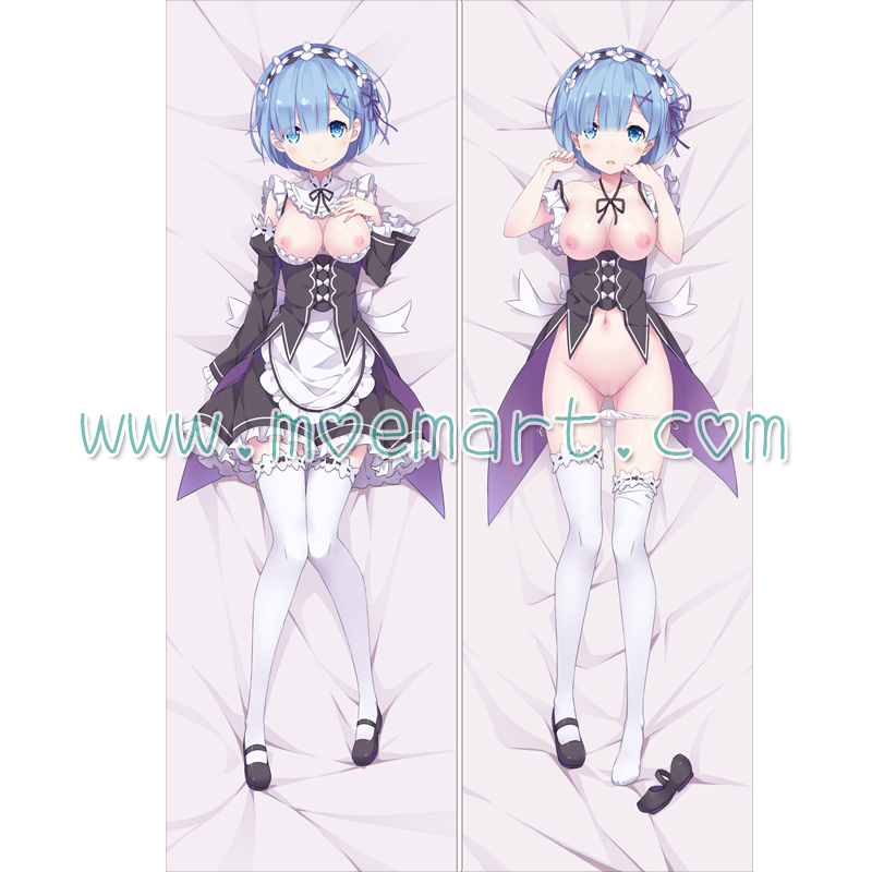 Re:Zero Dakimakura Rem Body Pillow Case 02