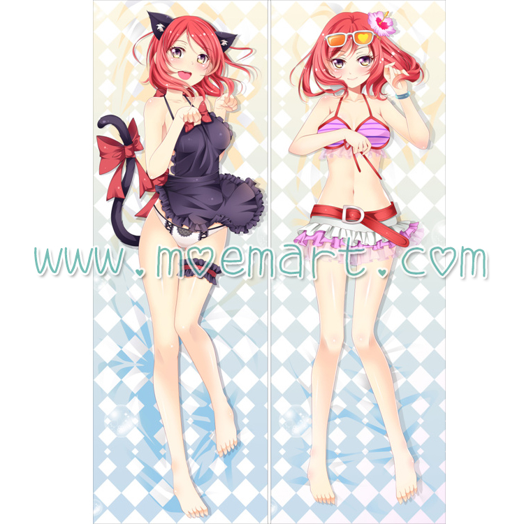 Love Live! Dakimakura Nishikino Maki Body Pillow Case 03