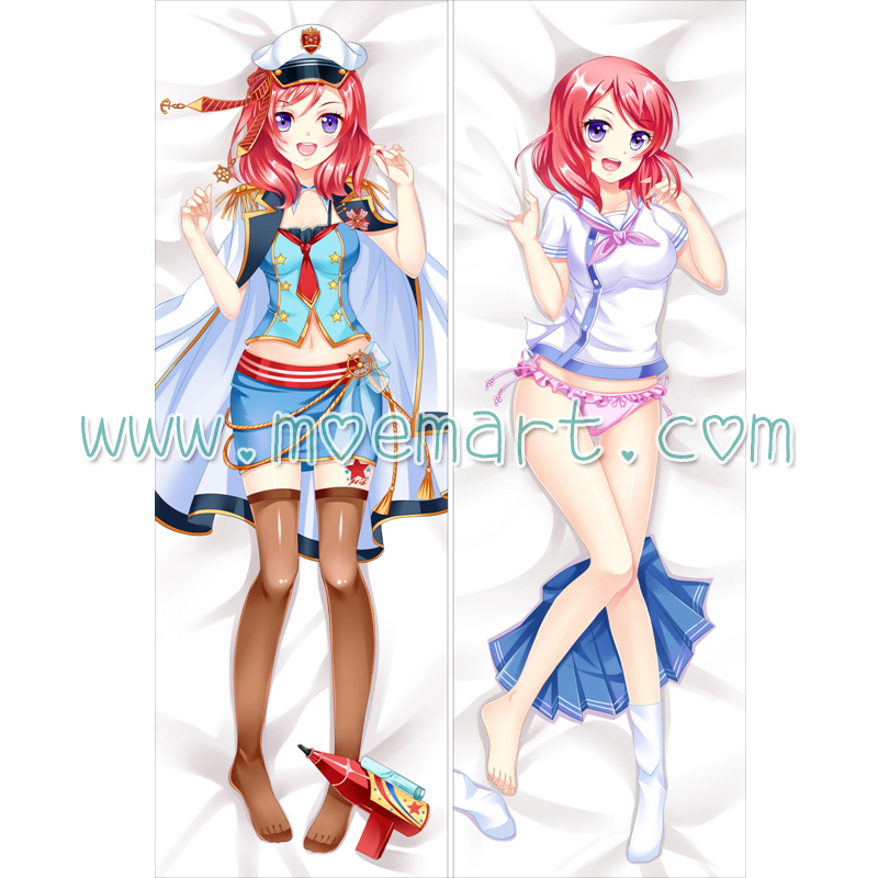 Love Live! Dakimakura Nishikino Maki Body Pillow Case 05