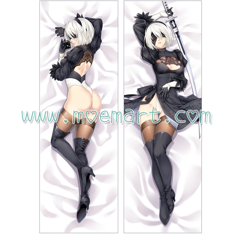 NieR:Automata Dakimakura 2B Body Pillow Case 04