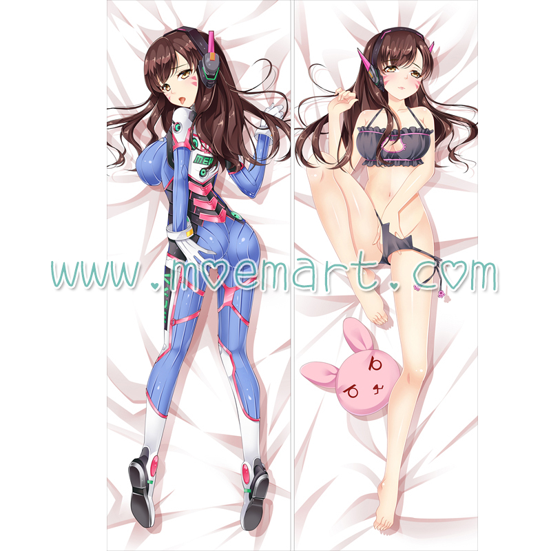 Overwatch OW Dakimakura D.Va Body Pillow Case