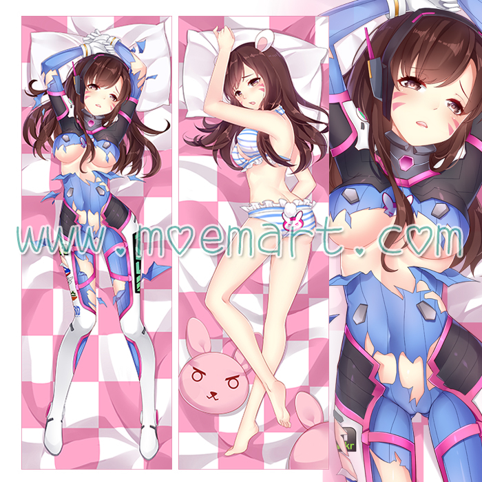 Overwatch Dakimakura D.Va Body Pillow Case