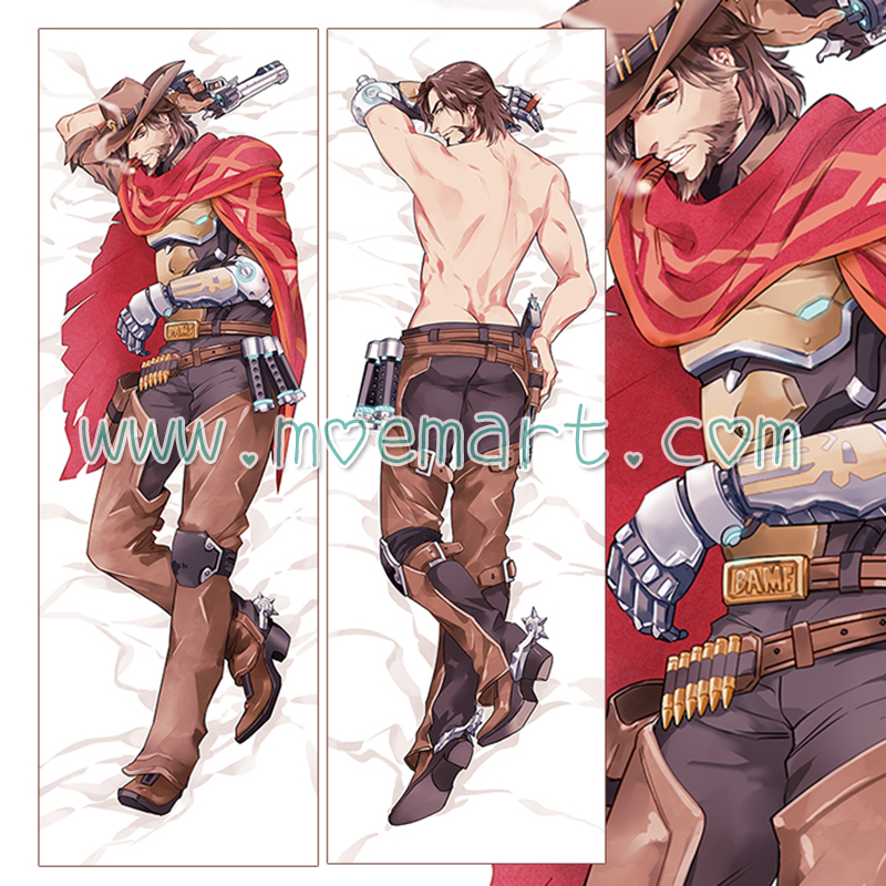 Overwatch OW Dakimakura Jesse McCree Body Pillow Case