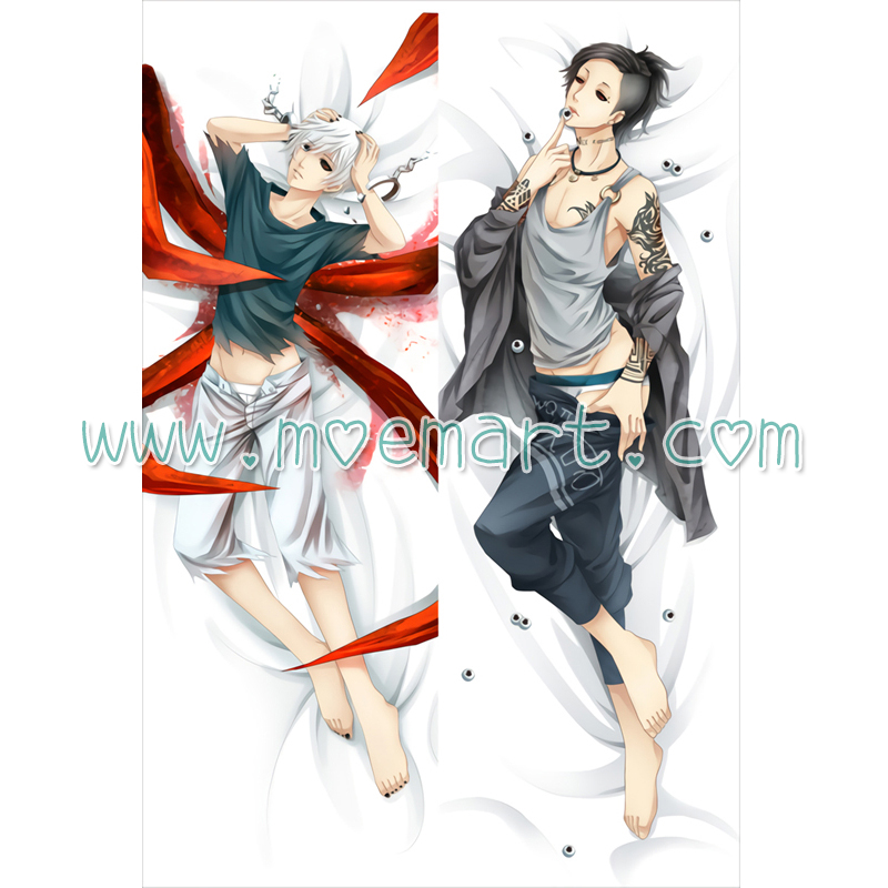 Tokyo Ghoul Dakimakura Ken Kaneki Uta Body Pillow Case