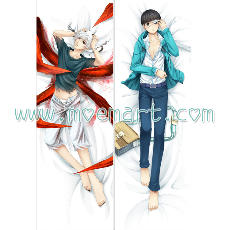 Tokyo Ghoul Dakimakura Ken Kaneki Body Pillow Case