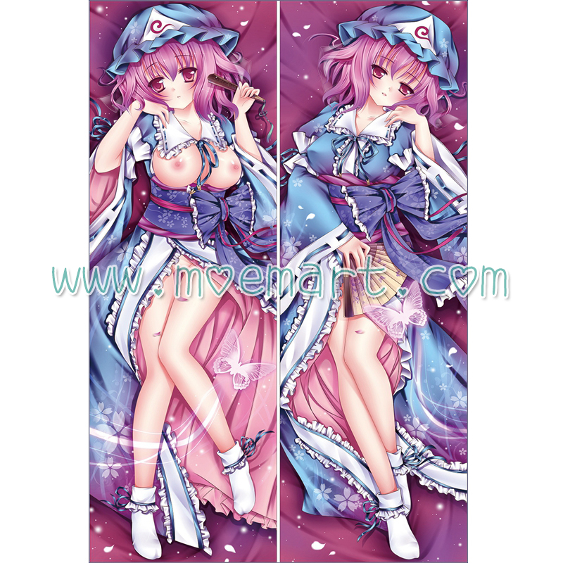 Touhou Project Dakimakura Yuyuko Saigyouji Body Pillow Case