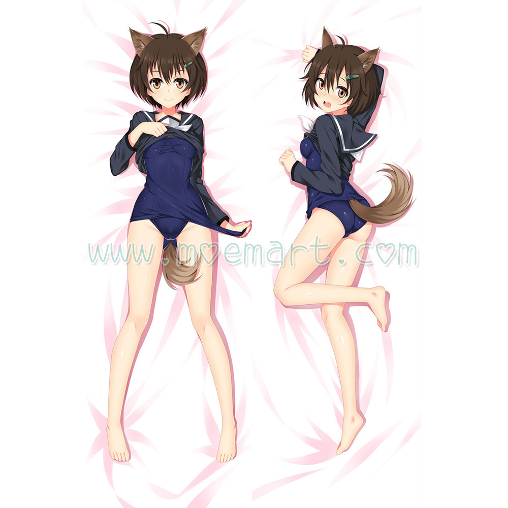 Brave Witches Dakimakura Hikari Karibuchi Body Pillow Case