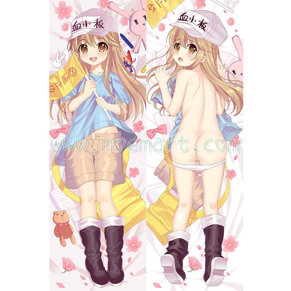 Cells at Work! Hataraku Saibou Dakimakura Kesshouban Body Pillow Case 08