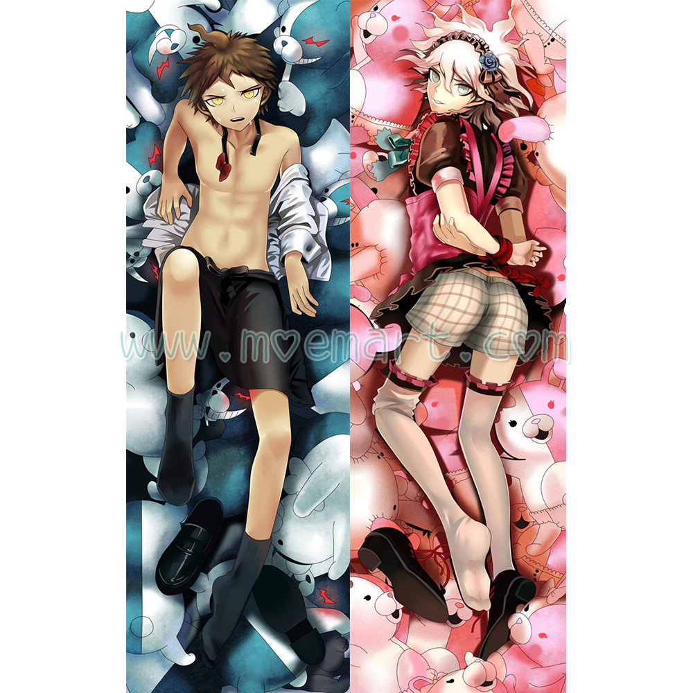 Danganronpa Dakimakura Hajime Hinata Nagito Komaeda Body Pillow Case