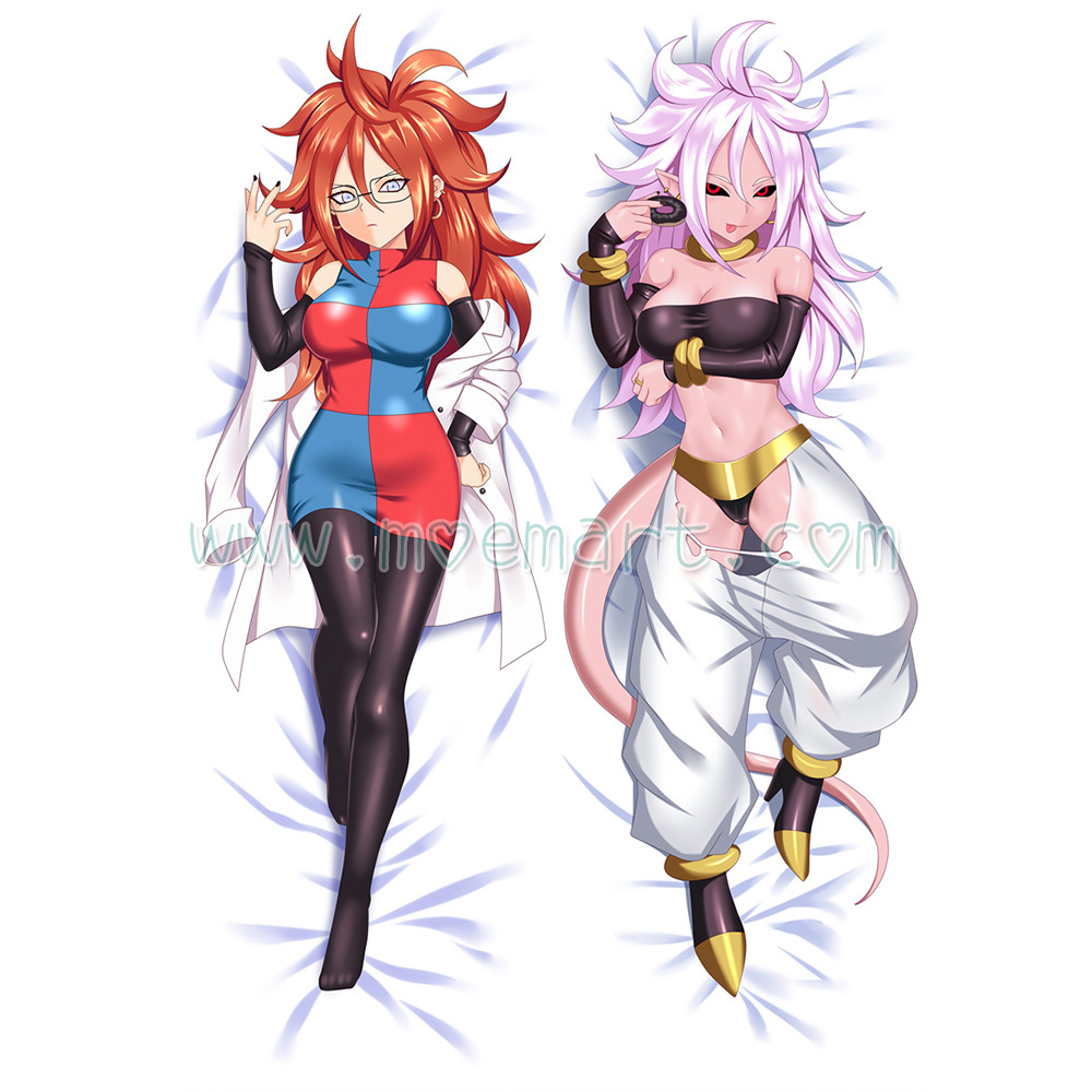 Dragon Ball FighterZ Dakimakura Android 21 Body Pillow Case