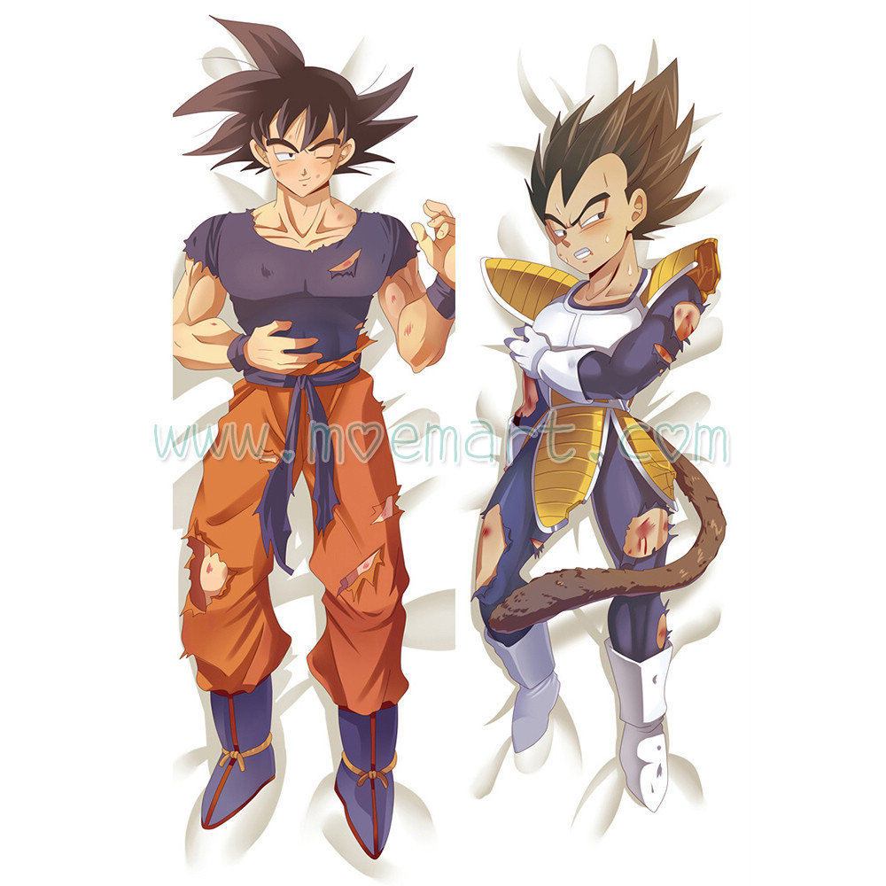 Dragon Ball Dakimakura Son Goku Kakarotto Vegeta Body Pillow Case