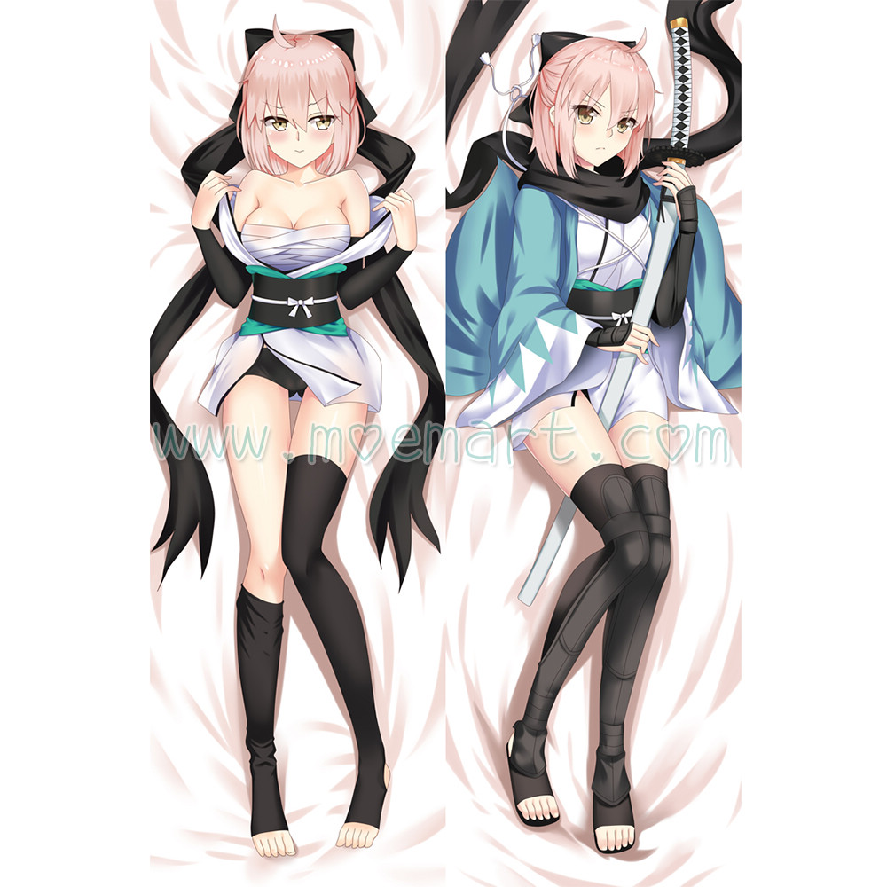 Fate/Grand Order Dakimakura Saber Souji Okita Body Pillow Case 21