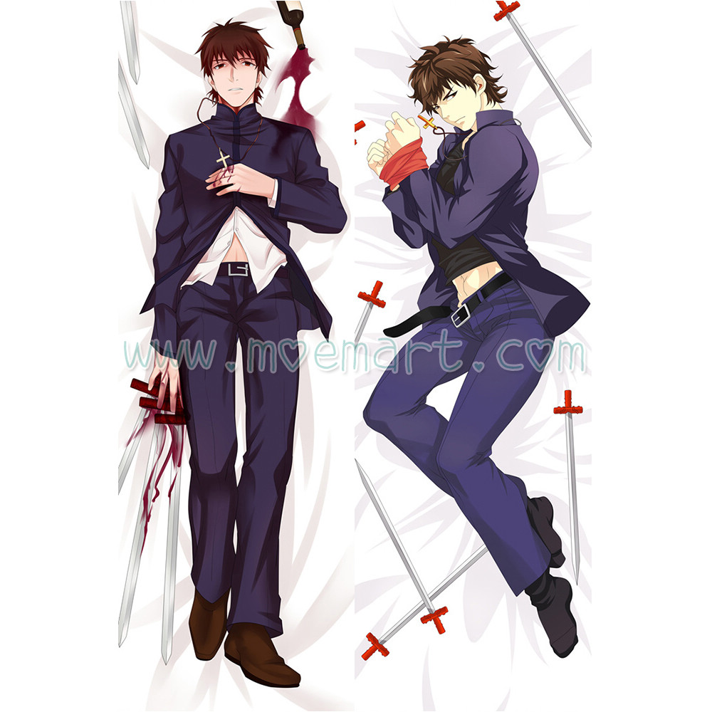 Fate/Stay night Fate/Zero Dakimakura Kirei Kotomine Body Pillow Case