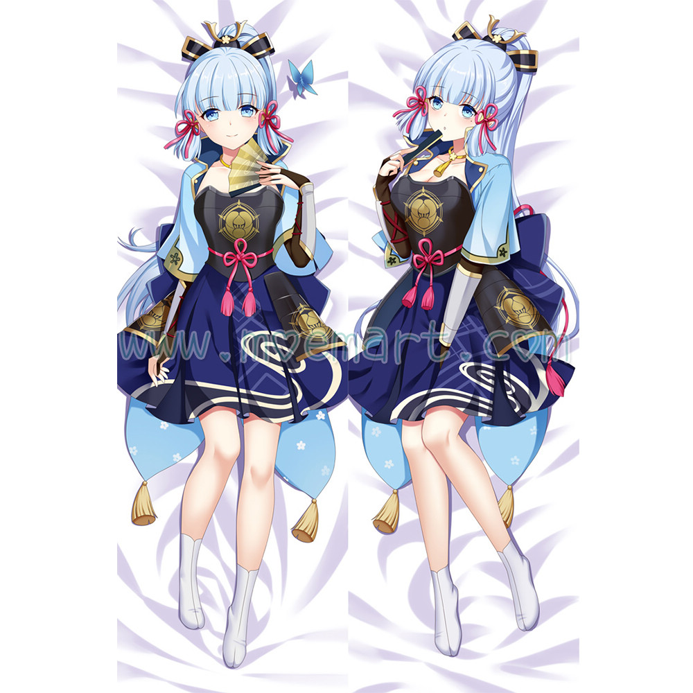 Genshin Impact Dakimakura Kamisato Ayaka Body Pillow Case 08