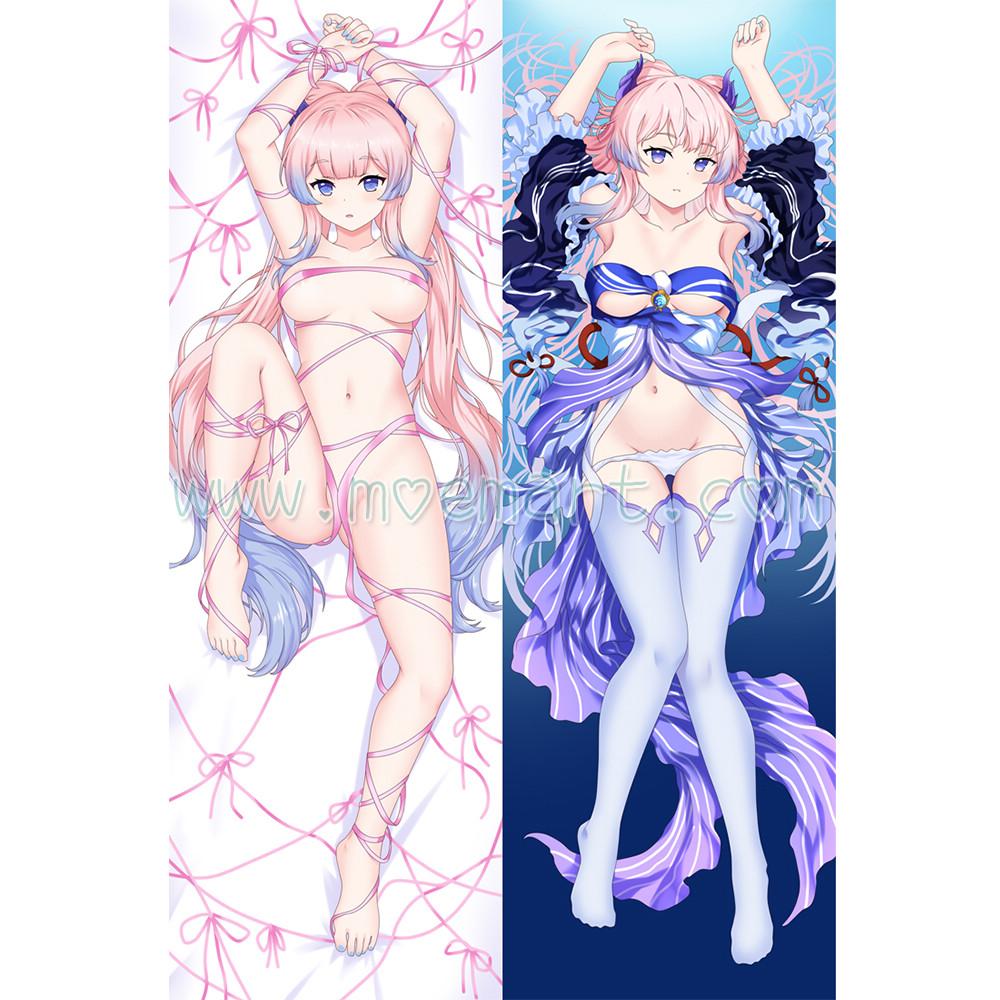 Genshin Impact Dakimakura Sangonomiya Kokomi Body Pillow Case 09