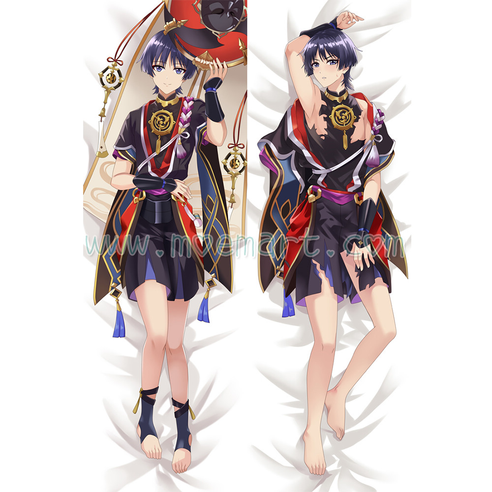 Genshin Impact Dakimakura Scaramouche Body Pillow Case 02