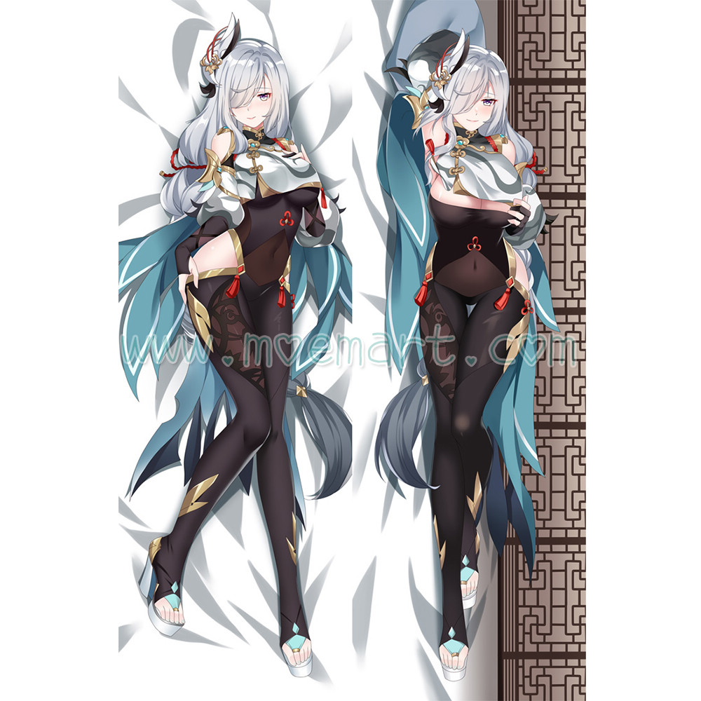 Genshin Impact Dakimakura Shenhe Body Pillow Case