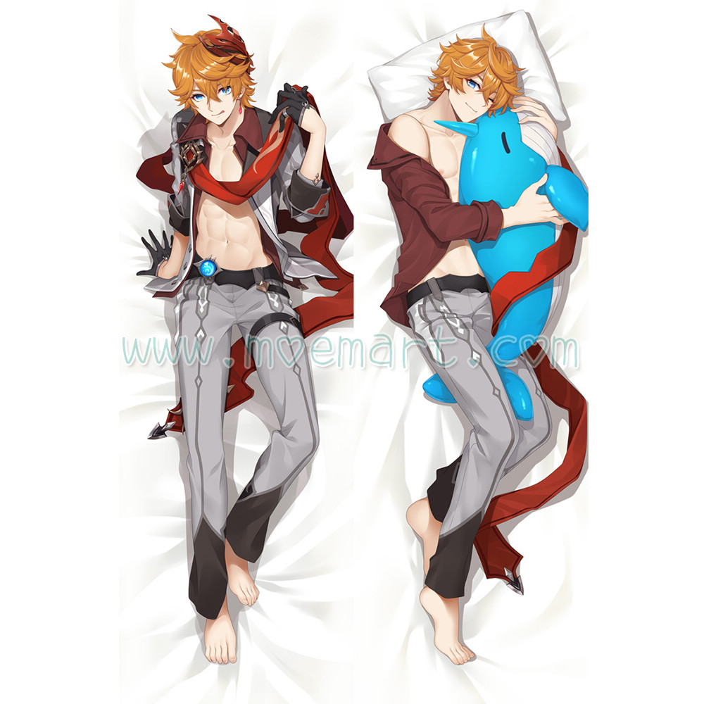 Genshin Impact Dakimakura Tartaglia Body Pillow Case 05