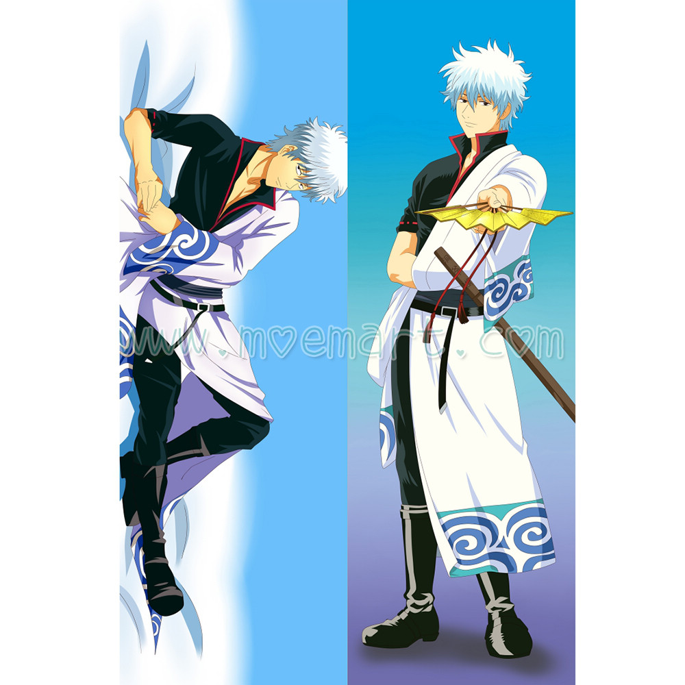 Gintama Dakimakura Gintoki Sakata Body Pillow Case