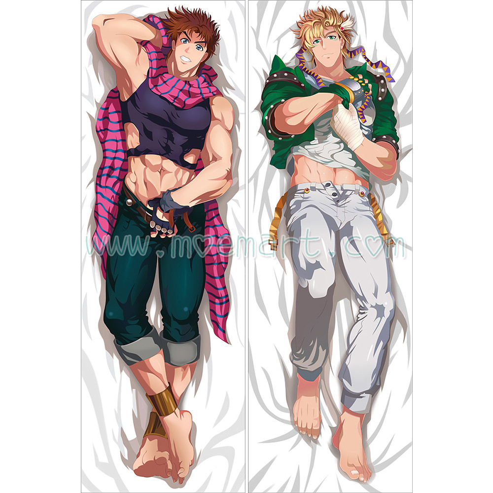 JoJo's Bizarre Adventure Dakimakura Jonathan Joestar Caesar Zeppeli Body Pillow Case