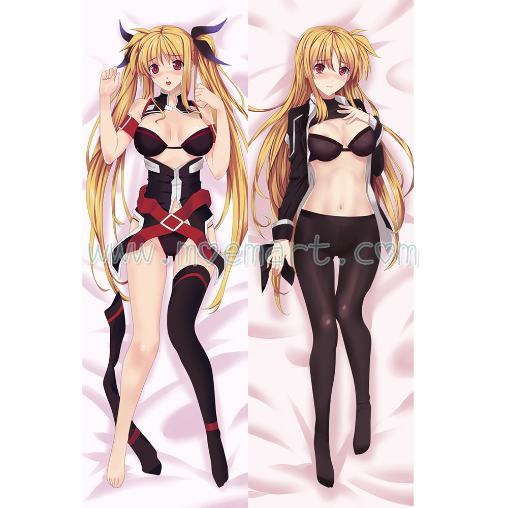 Magical Girl Lyrical Nanoha Dakimakura Fate Testarossa Body Pillow Case 04 - Click Image to Close