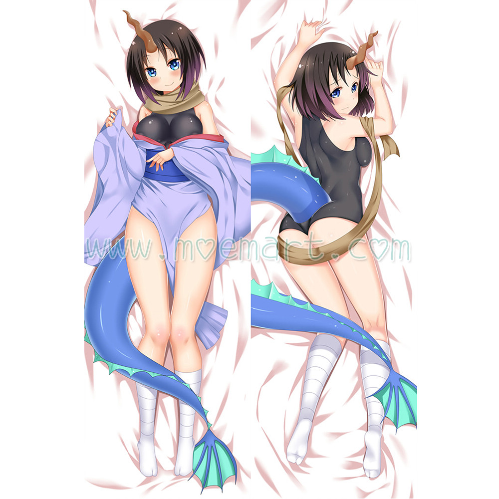 Miss Kobayashi's Dragon Maid Dakimakura Elma Body Pillow Case 02