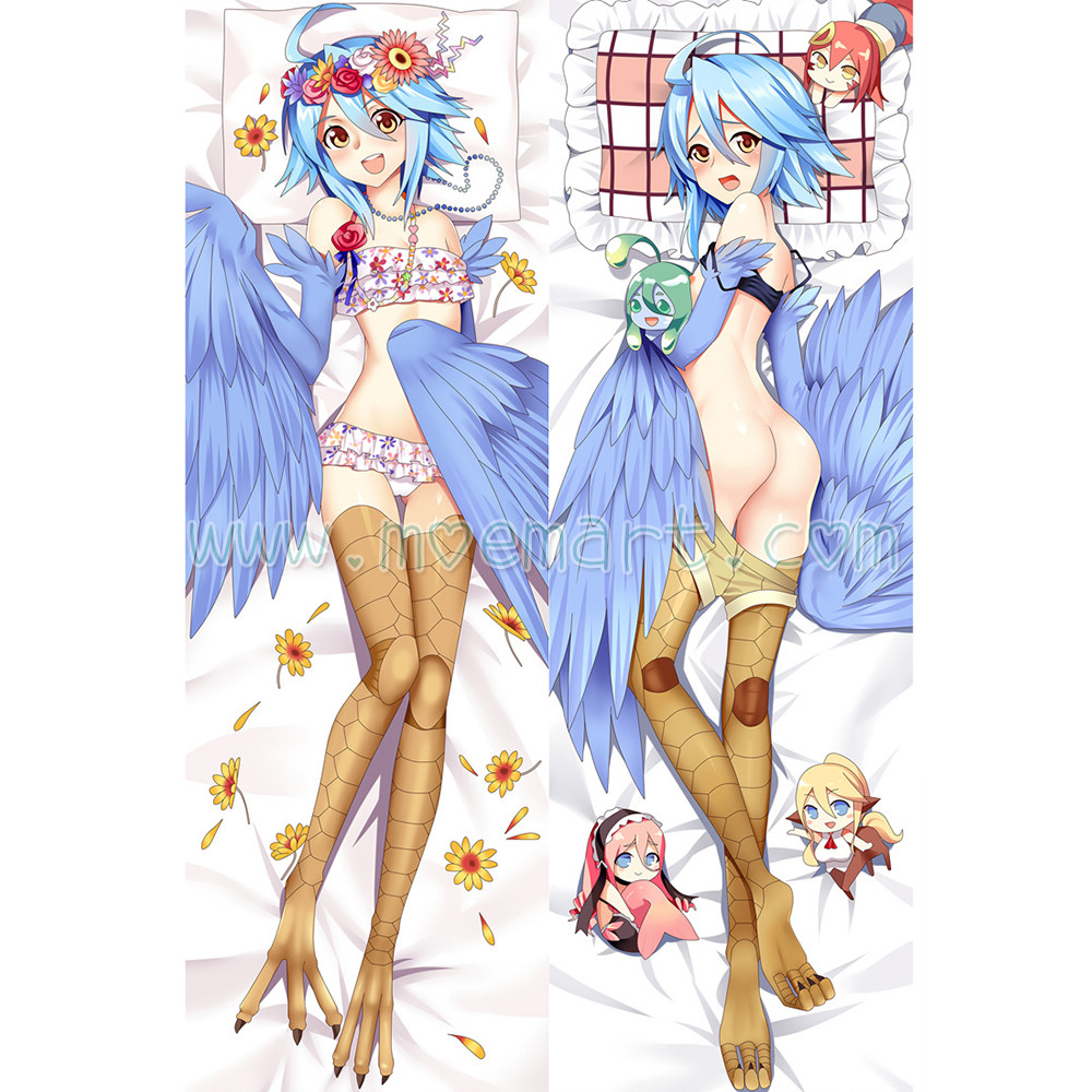 Monster Musume no Iru Nichijou Dakimakura Papi Body Pillow Case - Click Image to Close