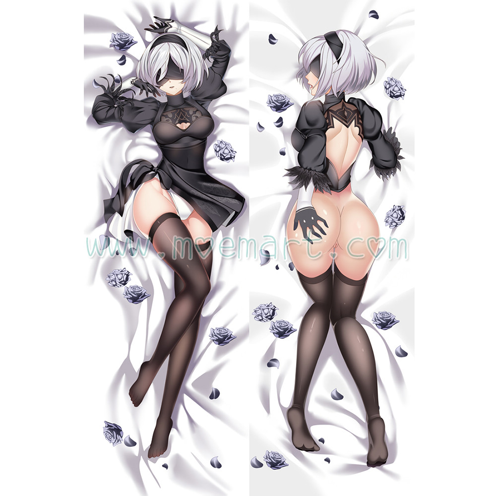 NieR:Automata Dakimakura 2B Body Pillow Case 11