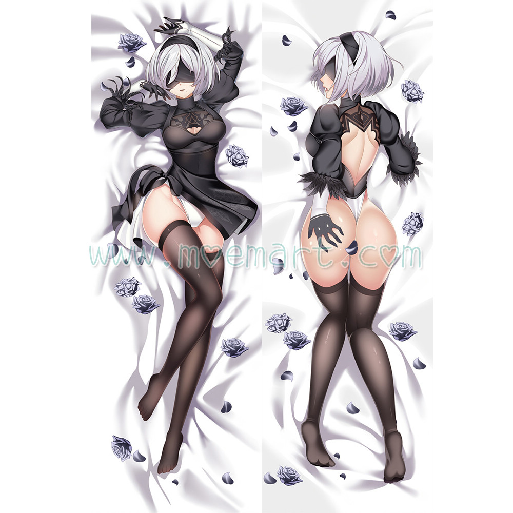 NieR:Automata Dakimakura 2B Body Pillow Case 16