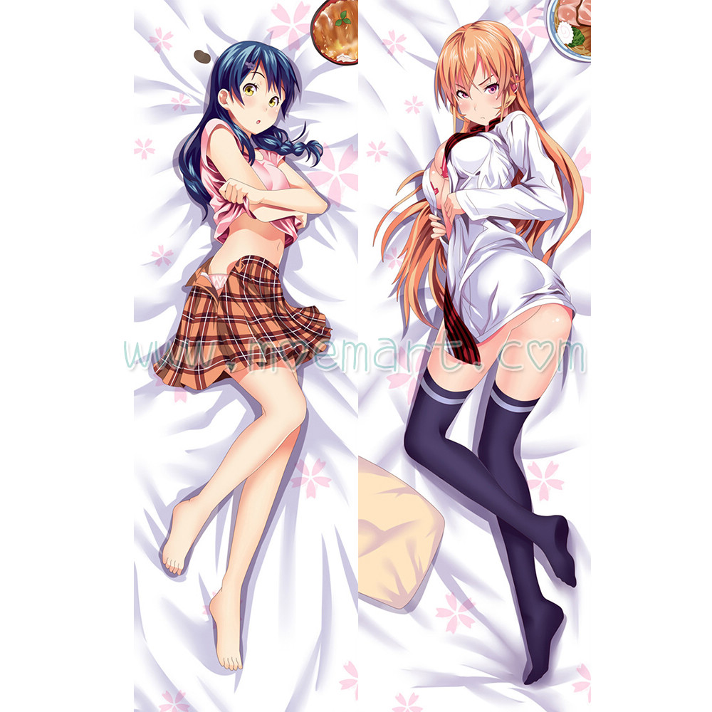 Shokugeki no Soma Dakimakura Erina Nakiri Megumi Tadokoro Body Pillow Case