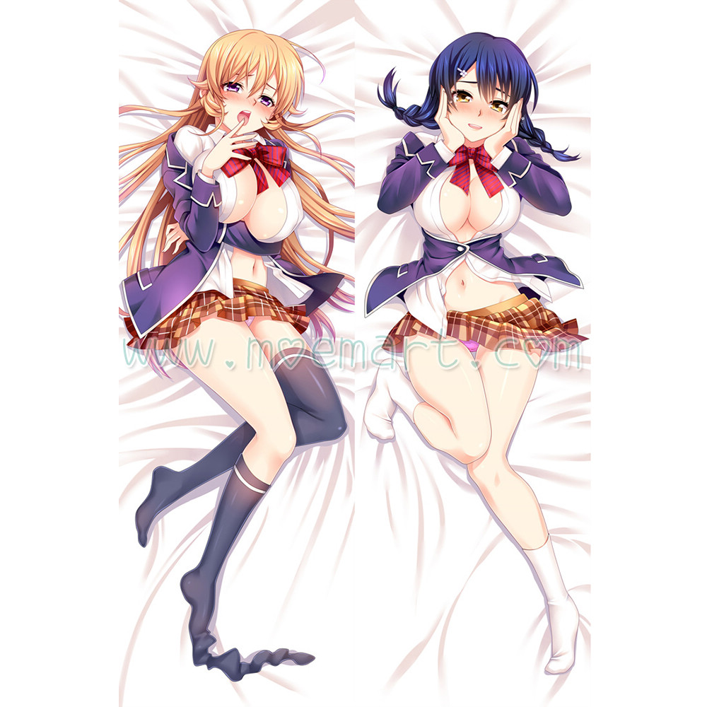 Shokugeki no Soma Dakimakura Erina Nakiri Megumi Tadokoro Body Pillow Case 02