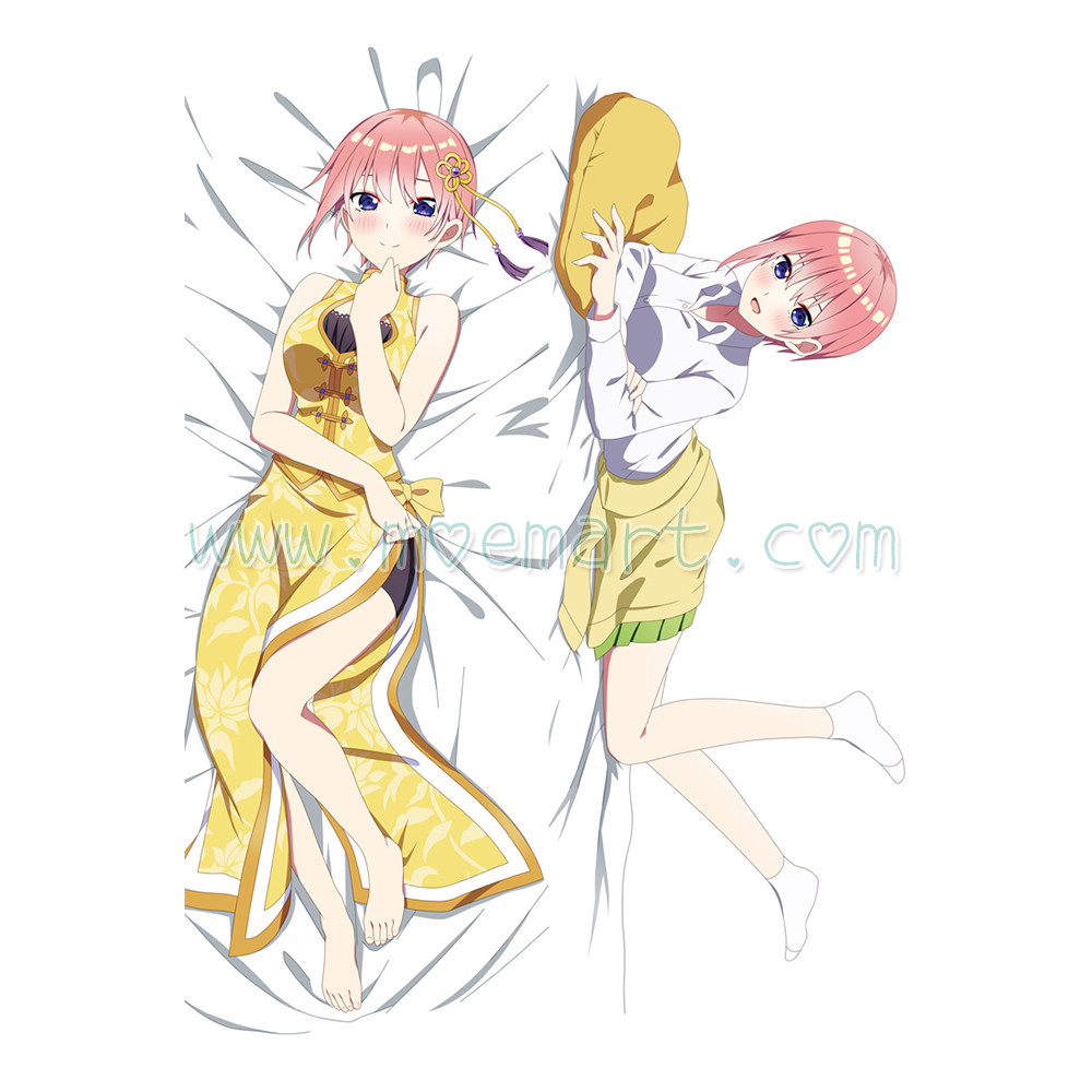 The Quintessential Quintuplets Dakimakura Nakano Ichika Body Pillow Case 05