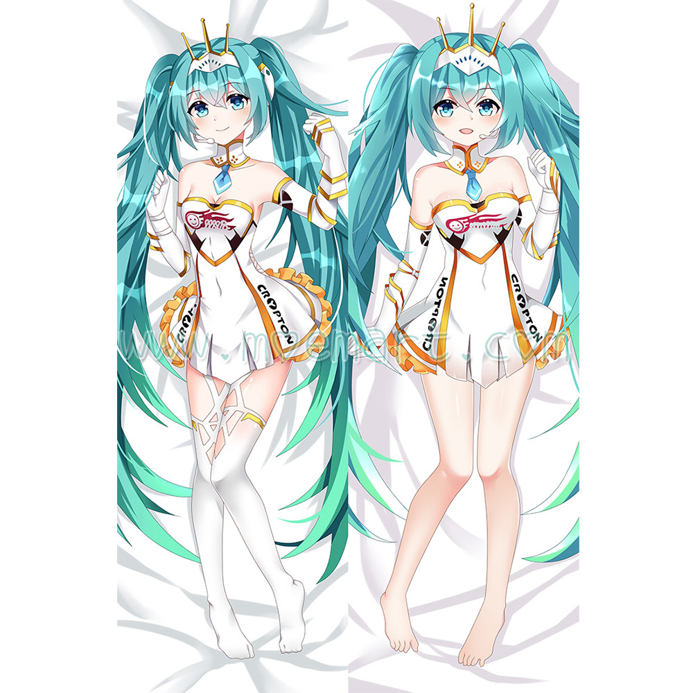Vocaloid Dakimakura Hatsune Miku Racing Body Pillow Case 05