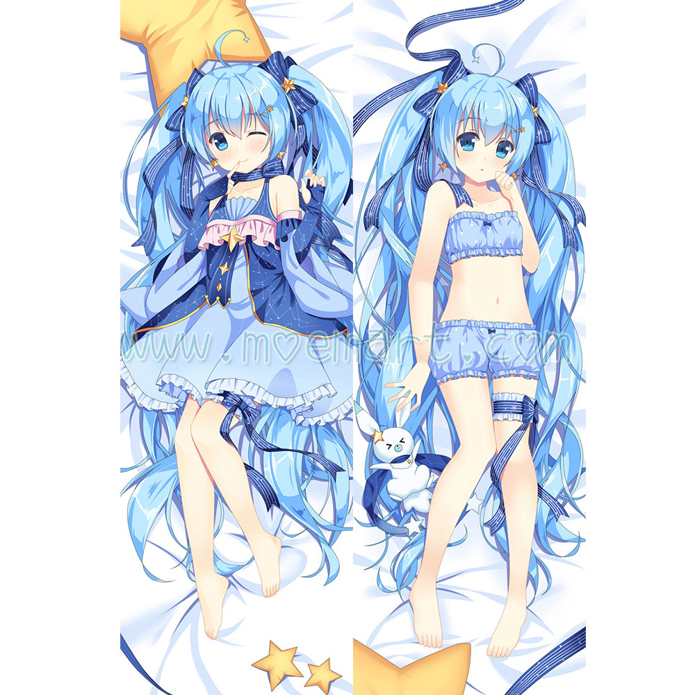 Vocaloid Dakimakura Hatsune Miku Snow Miku Body Pillow Case 06