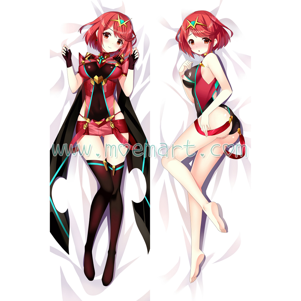 Xenoblade 2 Dakimakura Pyra Body Pillow Case 03