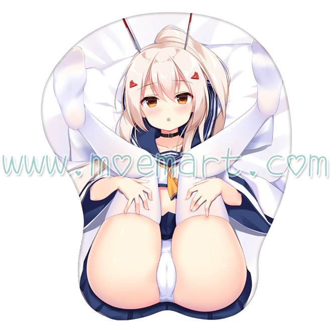 2way Azur Lane Ayanami Anime 3D Mouse Pad Mat Wrist Rest